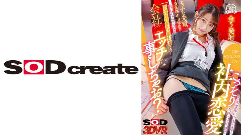 DSVR-1127 【VR】もしも僕がSODに入社したら…1年先輩の中山先輩と会社には内緒でこっそり社内恋愛 エッチな先輩、宣伝部 中山琴葉が休日のオフィスで「ほかの人は内緒だよ？会社でエッチな事しちゃお？」